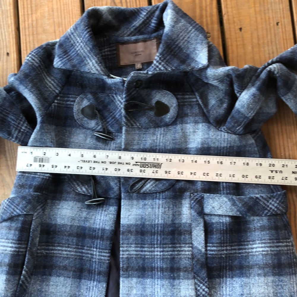 Blue Plaid Swing Jacket-Small - Picture 10 of 11
